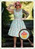 Dolly & Dotty 50er Jahre Vintage Retro Cupcake Petticoat Kleid - Amanda - Blau
